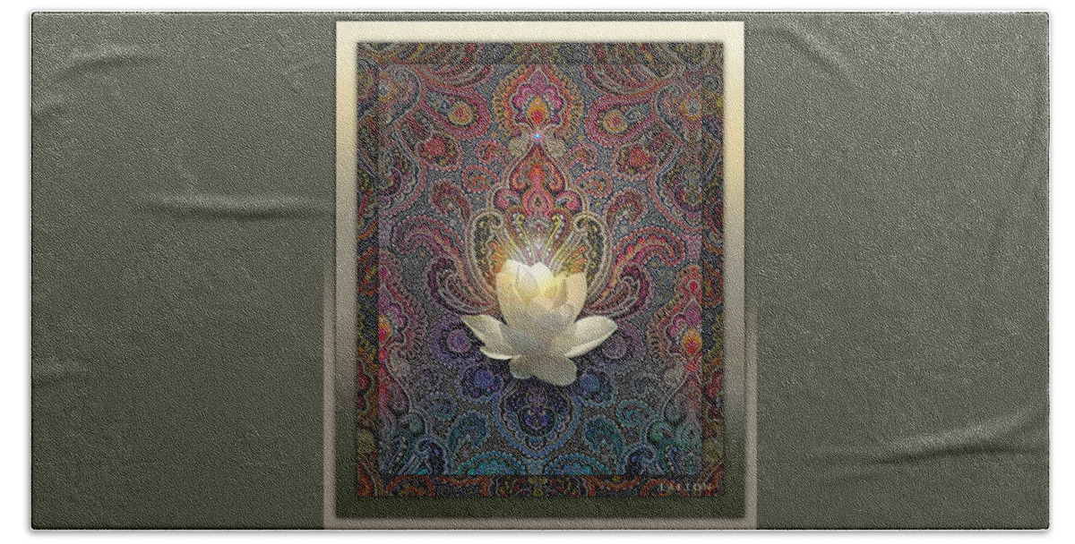 Lotus Hand Towel featuring the photograph Bloom by Richard Laeton