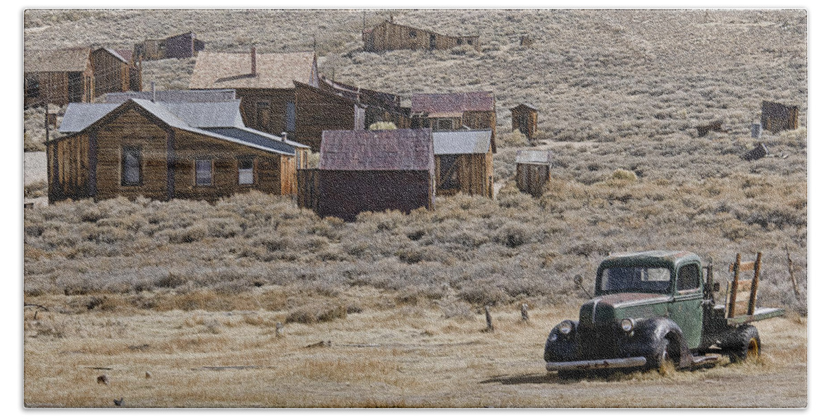 Bodie Mining Town Bath Towel featuring the photograph Bodie Mining Town by Wes and Dotty Weber