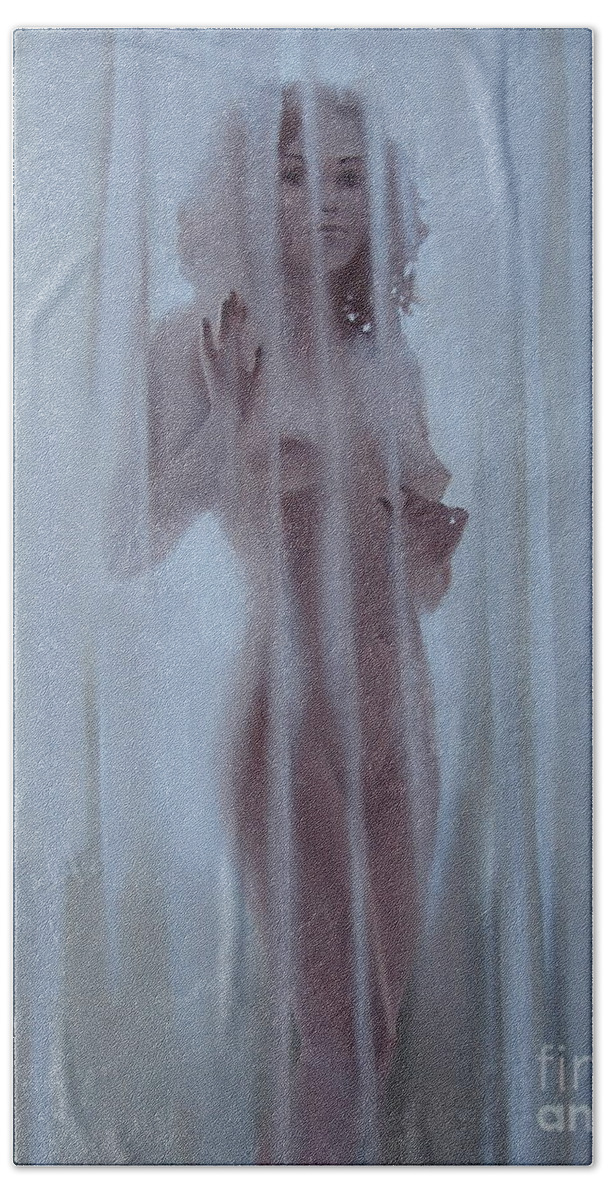 Ignatenko Bath Towel featuring the painting Bride by Sergey Ignatenko