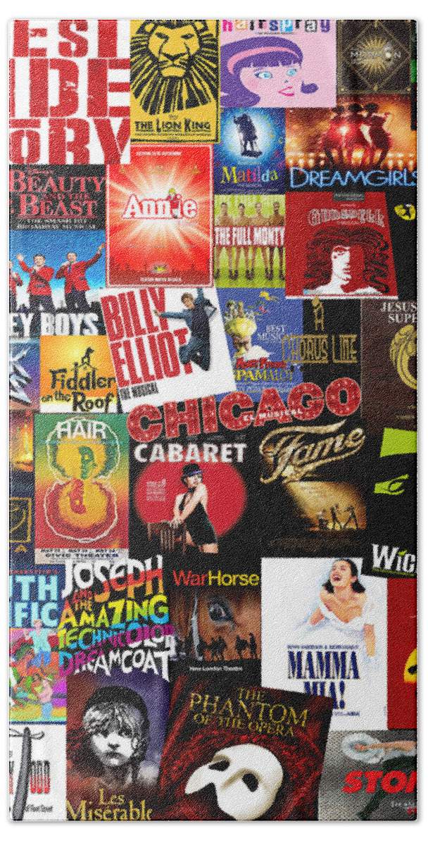 Broadway Hand Towel featuring the photograph Broadway 4 by Andrew Fare