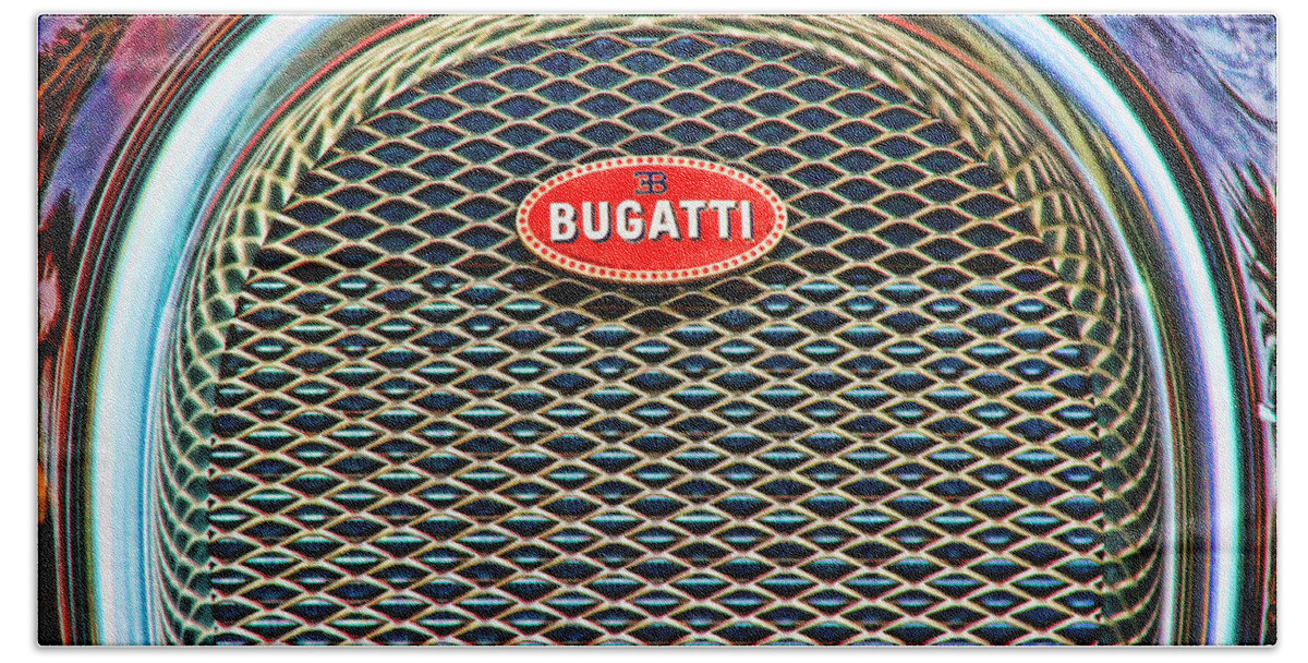 Bugatti Veyron Hand Towel featuring the photograph Bugatti Veyron by Diana Sainz by Diana Raquel Sainz