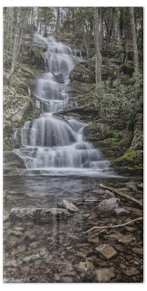 Waterfall Hand Towel featuring the photograph Buttermilk by Erika Fawcett