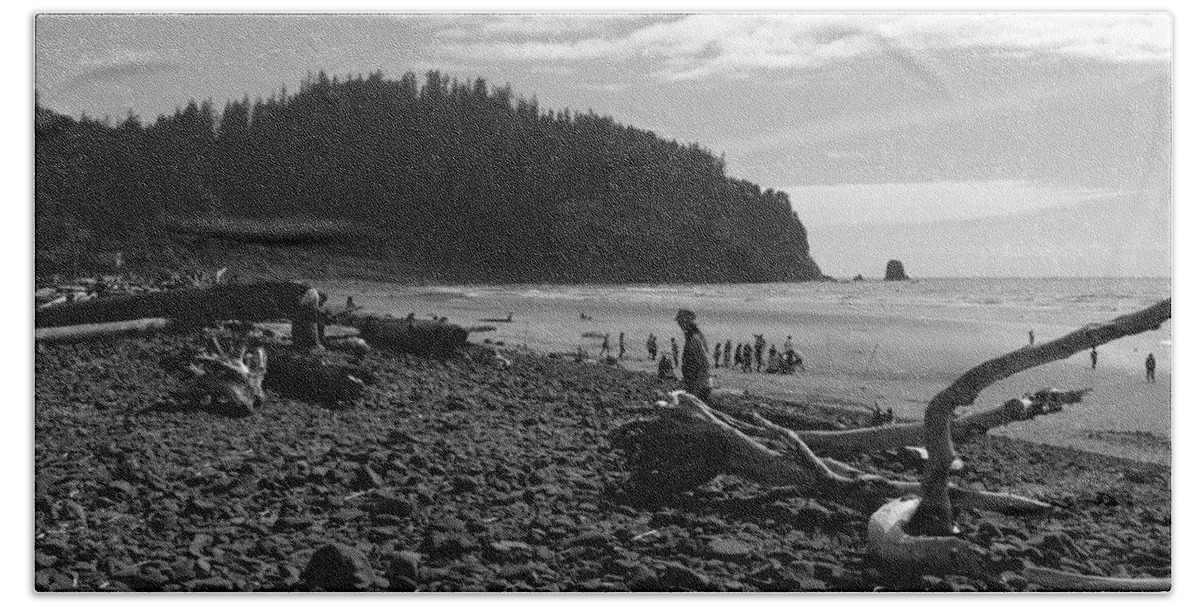 Cape Meares Bath Towel featuring the photograph Cape Meares by Chriss Pagani