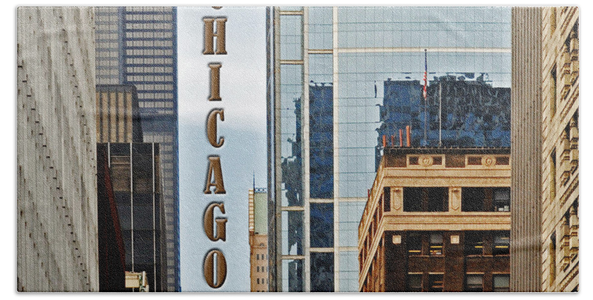 Chicago Bath Towel featuring the photograph Chicago by Lydia Holly
