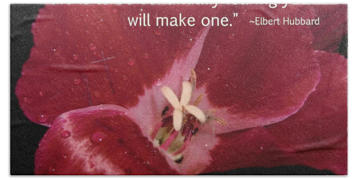Choose Your Quote Hand Towel featuring the photograph Choose your Quote Choose your Picture 8 by Michele Penn