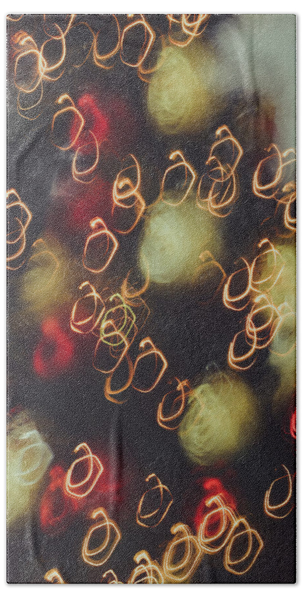 Christmas Bath Sheet featuring the photograph Christmas Abstract III by Marco Oliveira