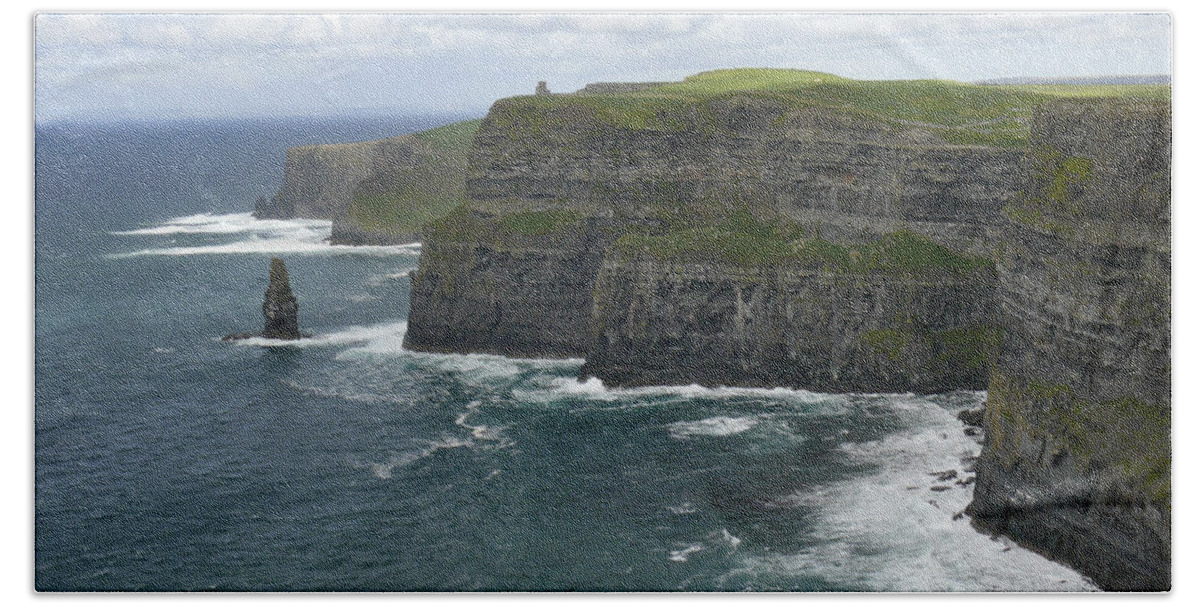 Ireland Hand Towel featuring the photograph Cliffs of Moher 3 by Mike McGlothlen