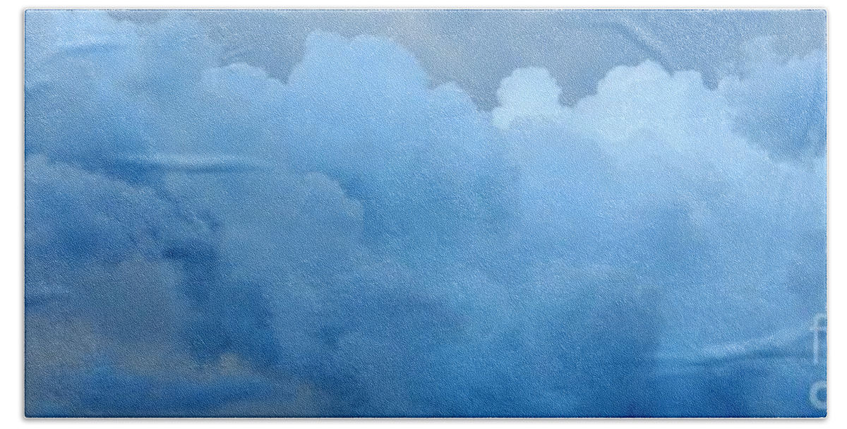 Clouds Bath Towel featuring the photograph Clouds 2 by Leanne Seymour