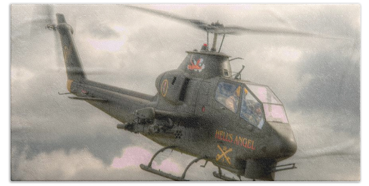 Air Cavalry Bath Towel featuring the photograph Cobra by Jeff Cook