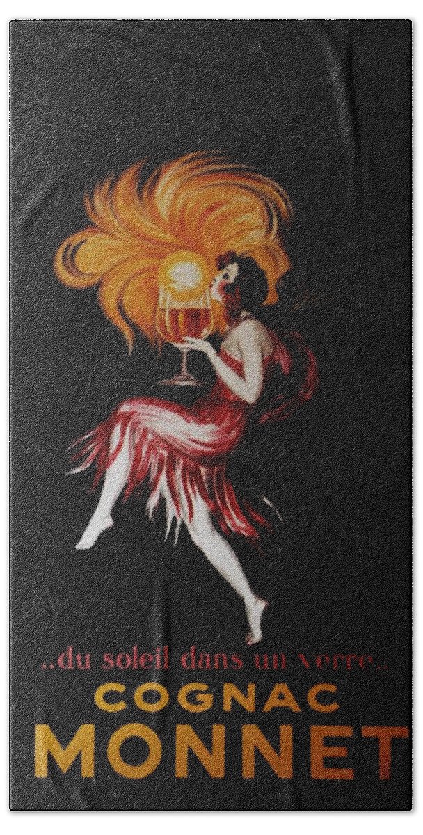Leonetto Cappiello Hand Towel featuring the photograph Cognac Monnet by Rob Hans