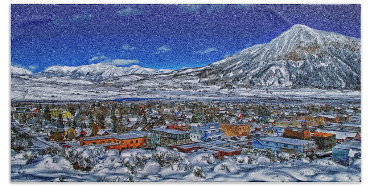 Crested Butte Bath Towel featuring the photograph Crested Butte Colorado by Mountain Dreams