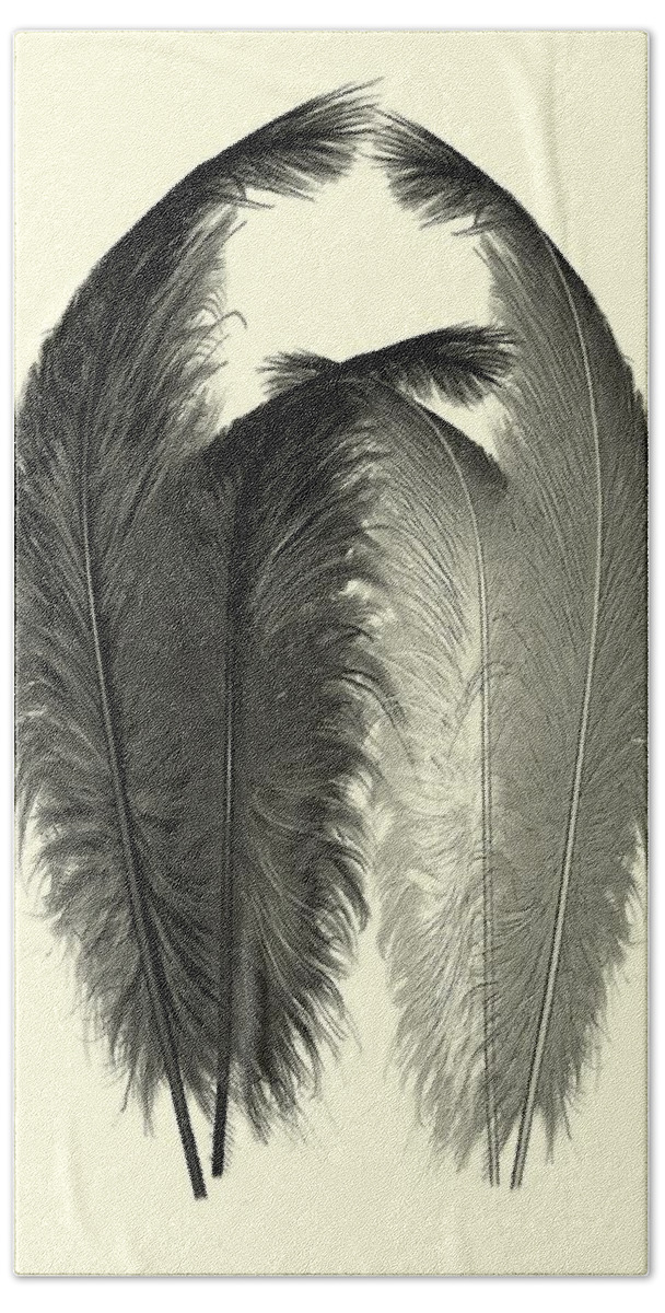 Feather Bath Towel featuring the digital art Dance Of The Feathers by David Dehner