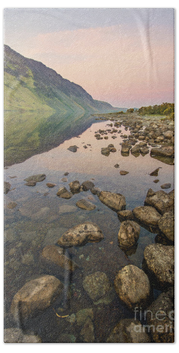 Wasdale Hand Towel featuring the photograph Dawn Of Evening by Evelina Kremsdorf