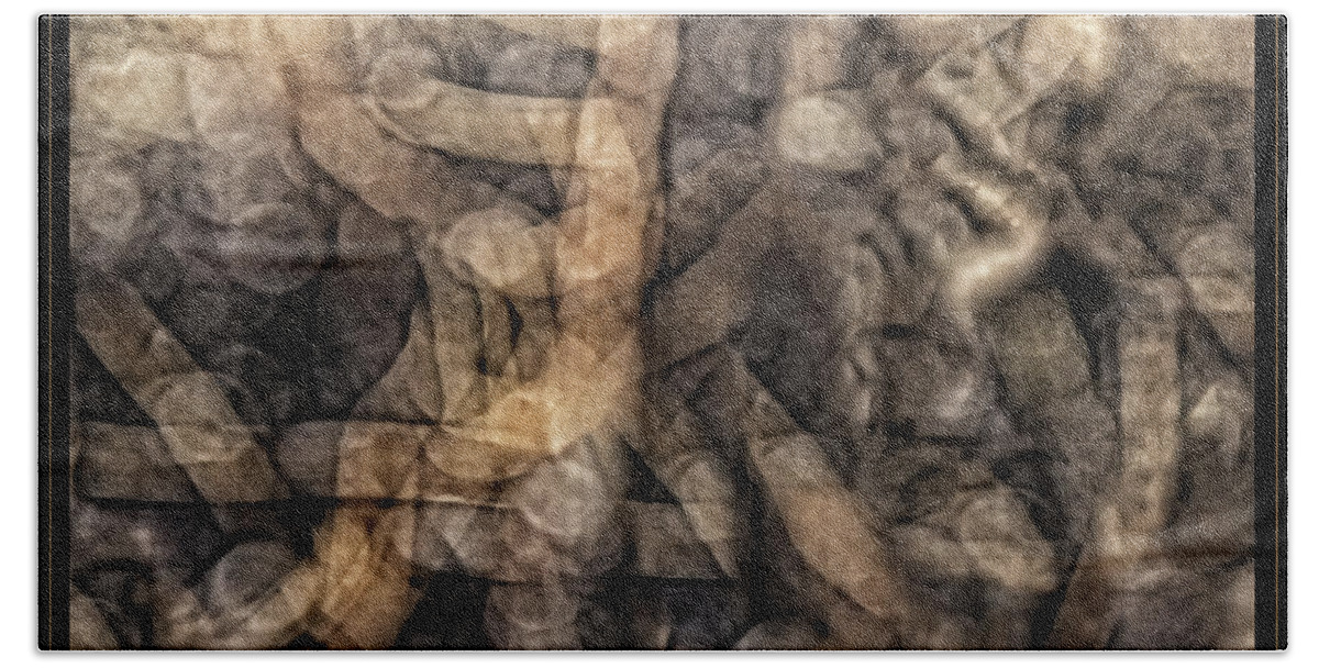 Desert Bath Towel featuring the photograph Desert Twigs by Lucy VanSwearingen