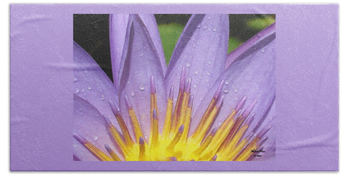 Purple Bath Towel featuring the photograph Desire by Michele Penn
