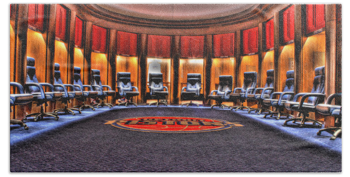 Detroit Pistons Locker Room Auburn Hills Mi Bath Towel