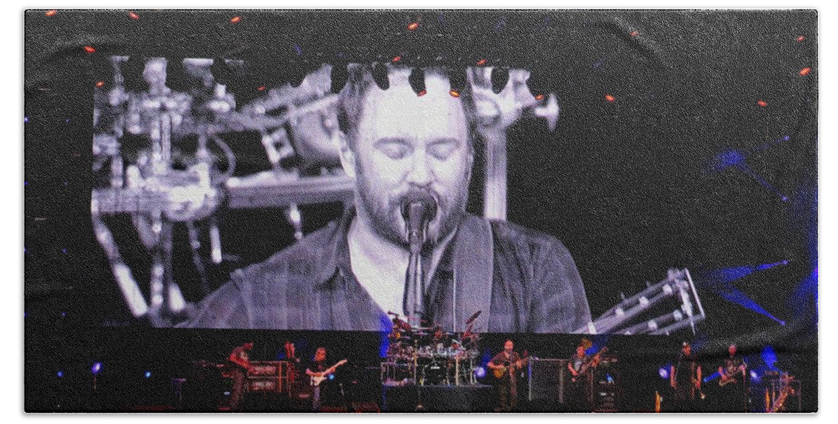 Dave Hand Towel featuring the photograph DMB Live by Aaron Martens