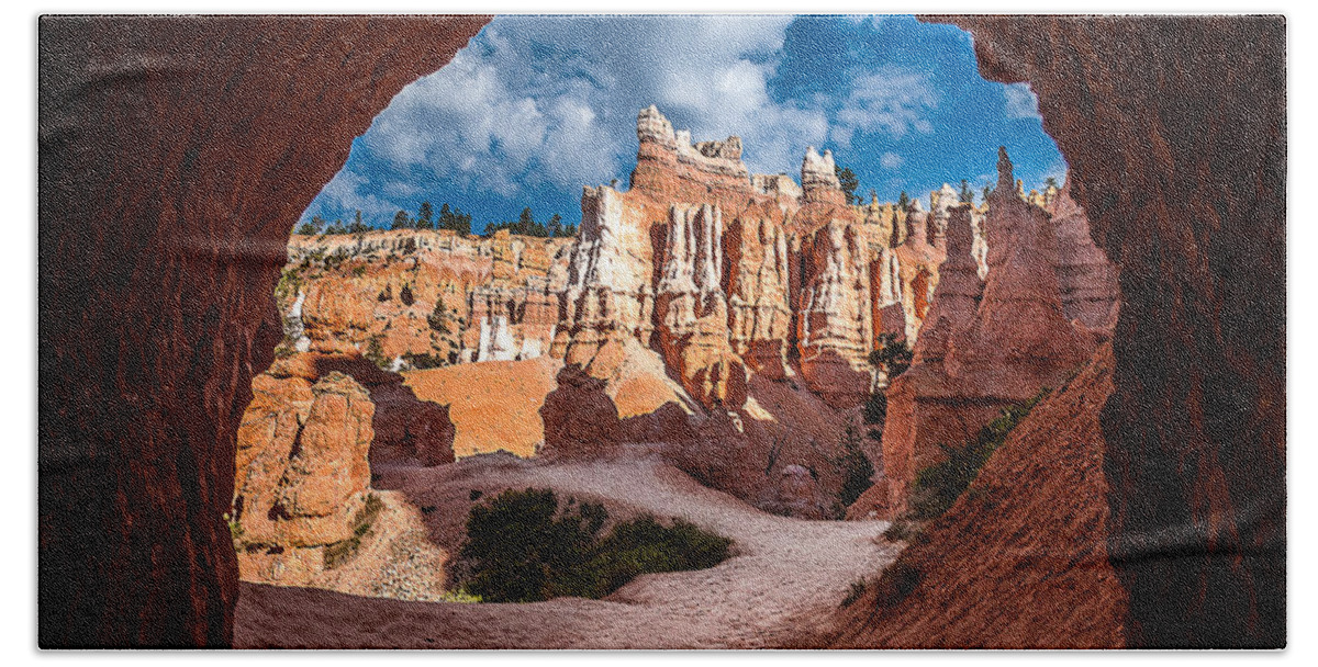 Bryce National Park Bath Towel featuring the photograph Doorway to Bryce by Joan Wallner