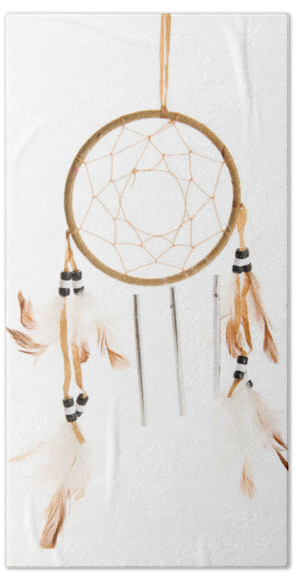 Still Life Bath Towel featuring the photograph Dream Catcher by Photo Researchers