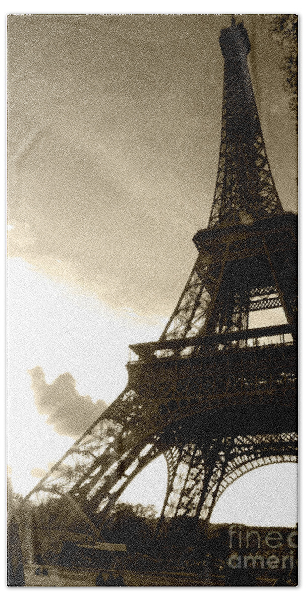 Paris Bath Towel featuring the photograph Eiffel Tower 9 by Micah May