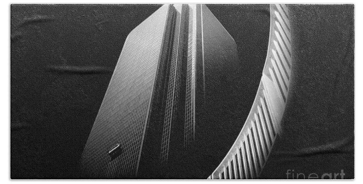 Architecture Hand Towel featuring the photograph Express Elevator by Az Jackson