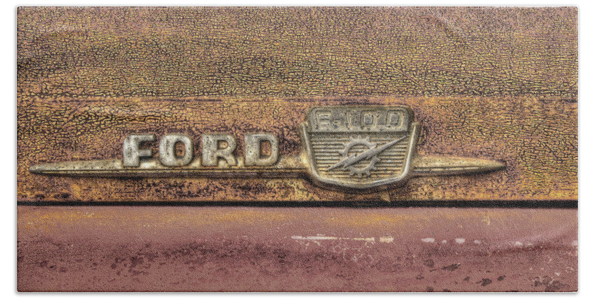 Classic Hand Towel featuring the photograph Ford F-100 by Thomas Young