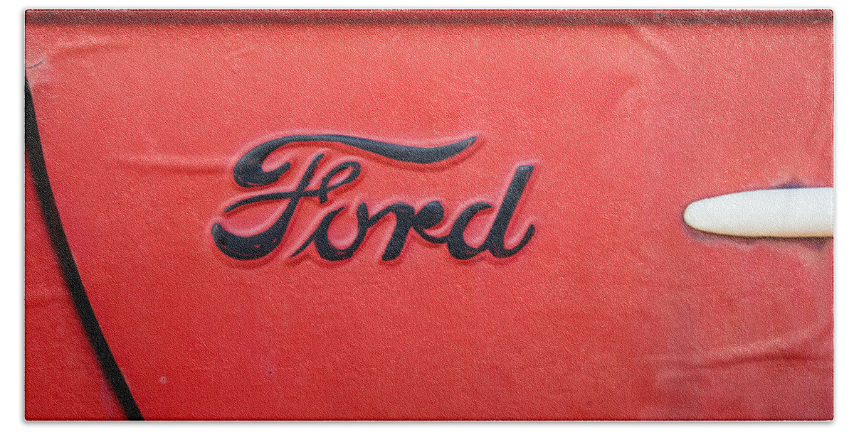 Ford Made Hand Towel featuring the photograph Ford Made by Dale Kincaid
