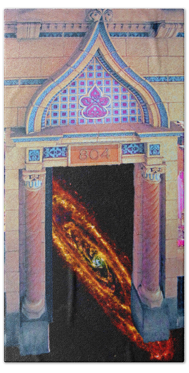 Door Bath Towel featuring the photograph Gateway to Beyond 804 by C H Apperson
