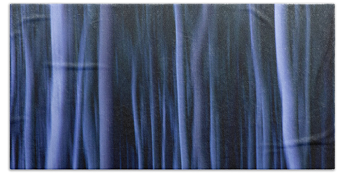 Abstract Bath Towel featuring the photograph Ghost Forest by Heiko Koehrer-Wagner