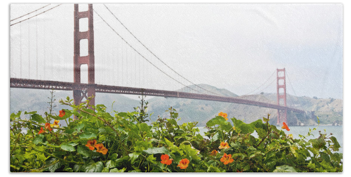 City Hand Towel featuring the photograph Golden Gate Bridge 2 by Shane Kelly