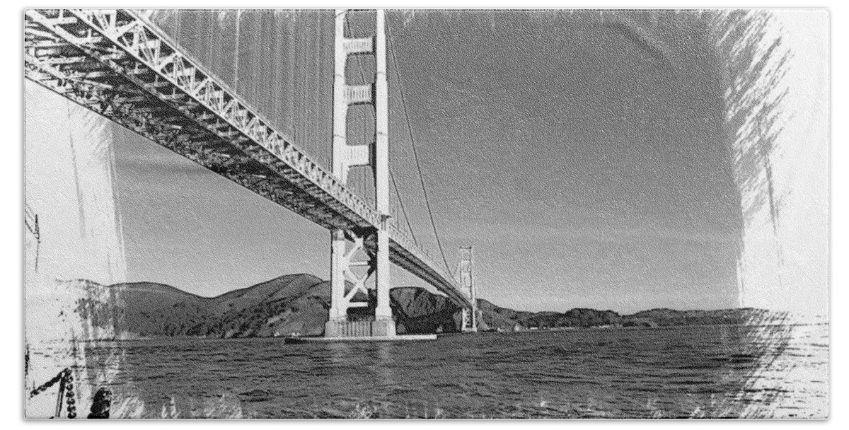 Golden Gate Bridge Bath Towel featuring the photograph Golden Gate Bridge by Kathy Churchman
