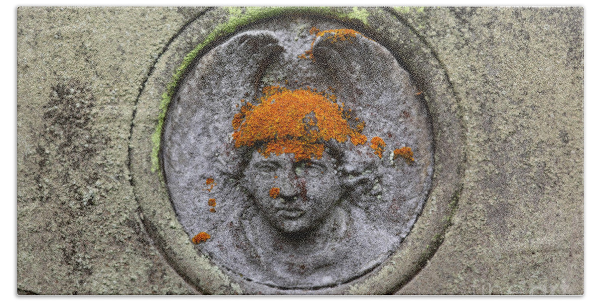 Lichens Bath Sheet featuring the photograph Hair Transplant by James Brunker
