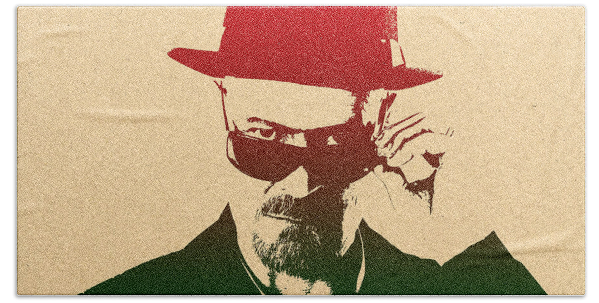 Breaking Bad Bath Towel featuring the photograph Heisenberg by Chris Smith