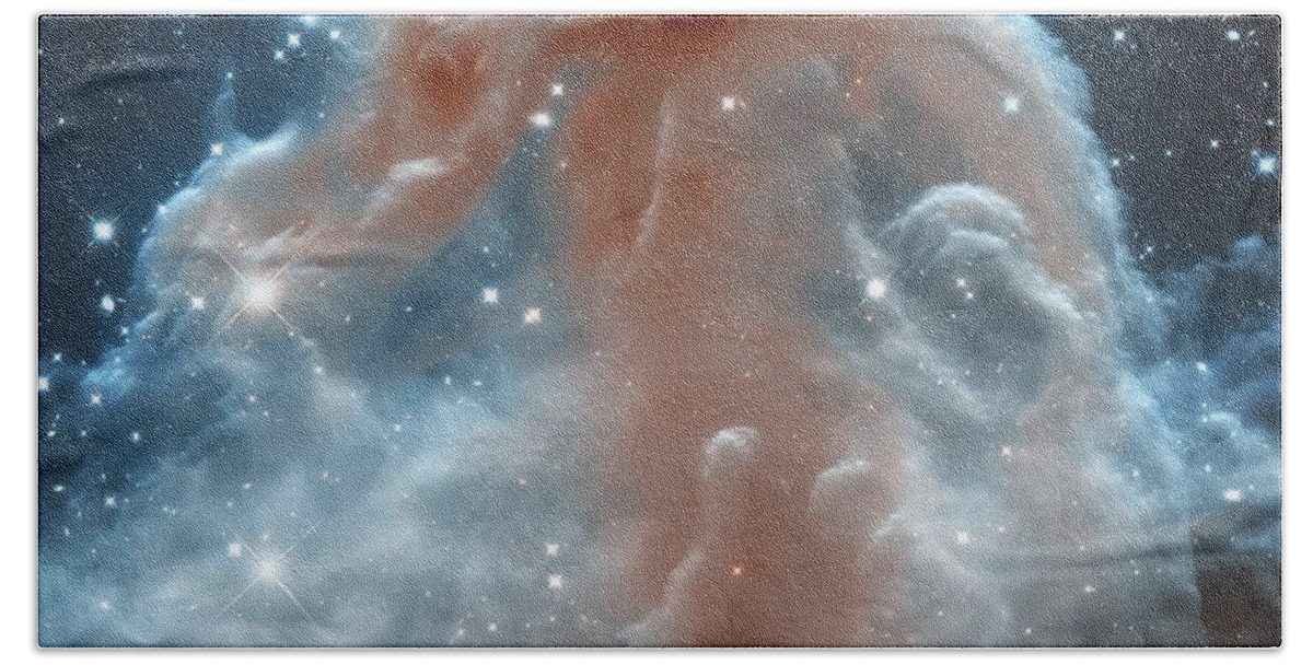 Nasa Images Bath Towel featuring the photograph Horse Head Nebula by Jennifer Rondinelli Reilly - Fine Art Photography