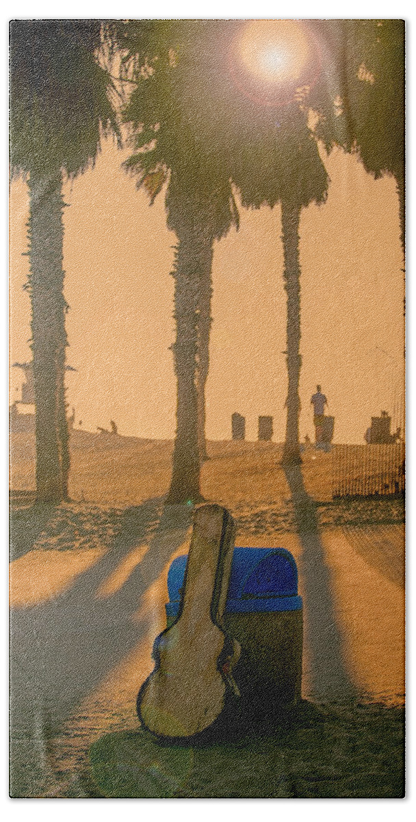 Beach Bath Towel featuring the photograph Hotel California by Peter Tellone