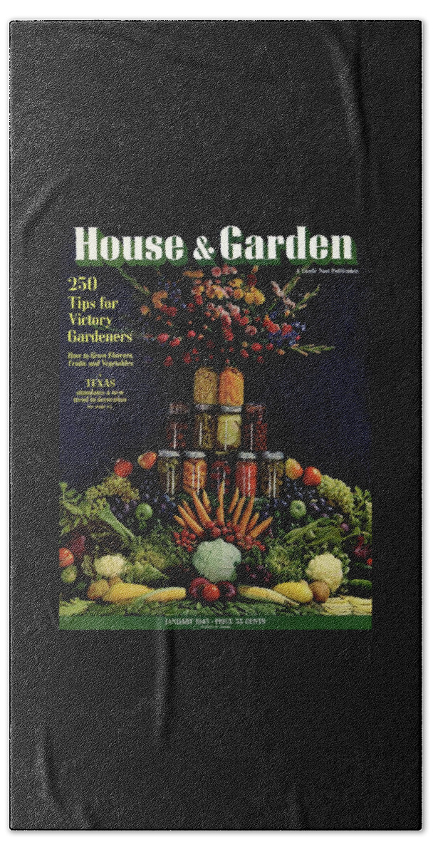 House And Garden Cover Featuring Fruit Bath Towel