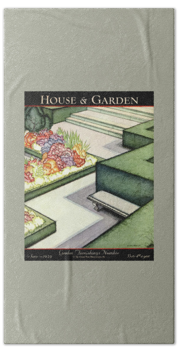 House And Garden Garden Furnishings Number Cover Hand Towel