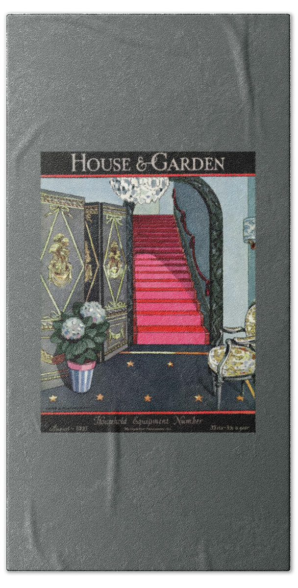 House And Garden Household Equipment Number Cover Hand Towel