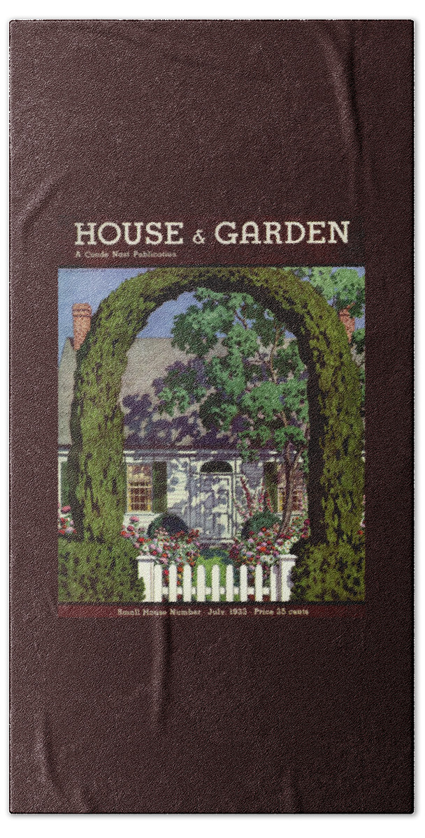 House And Garden Small House Number Bath Towel