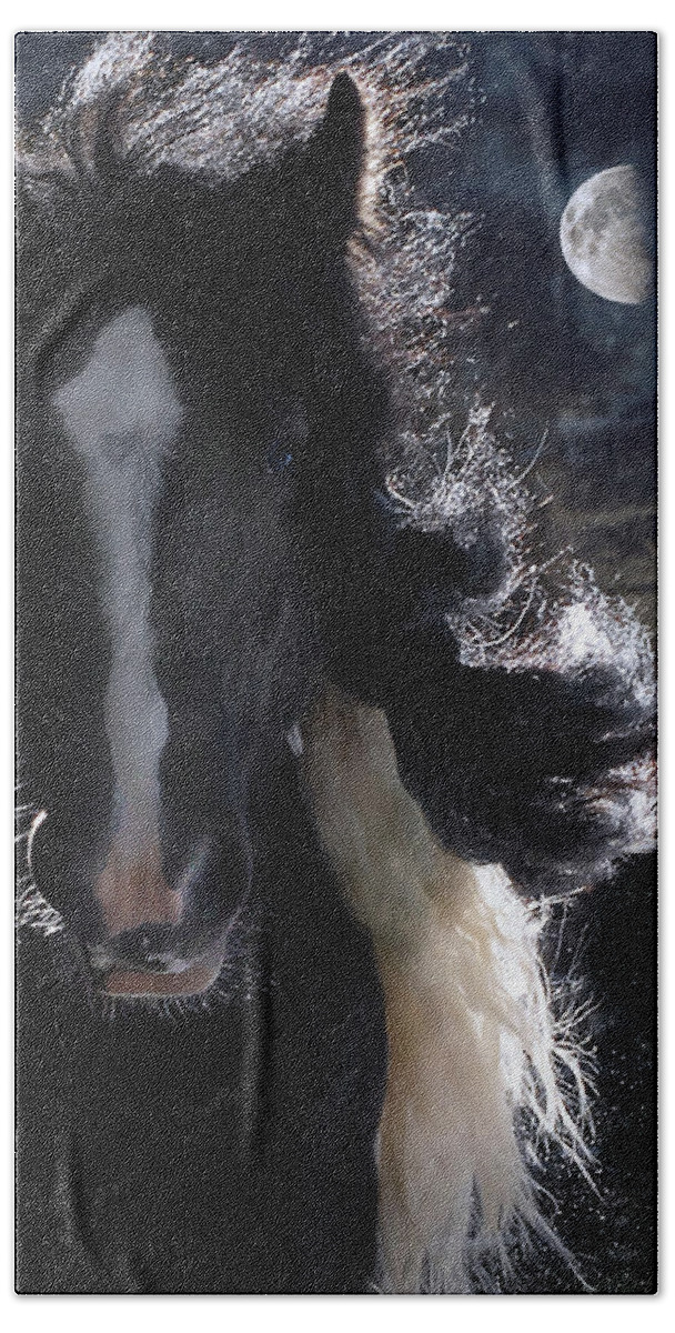 Horses Bath Towel featuring the photograph In Dreams... by Fran J Scott