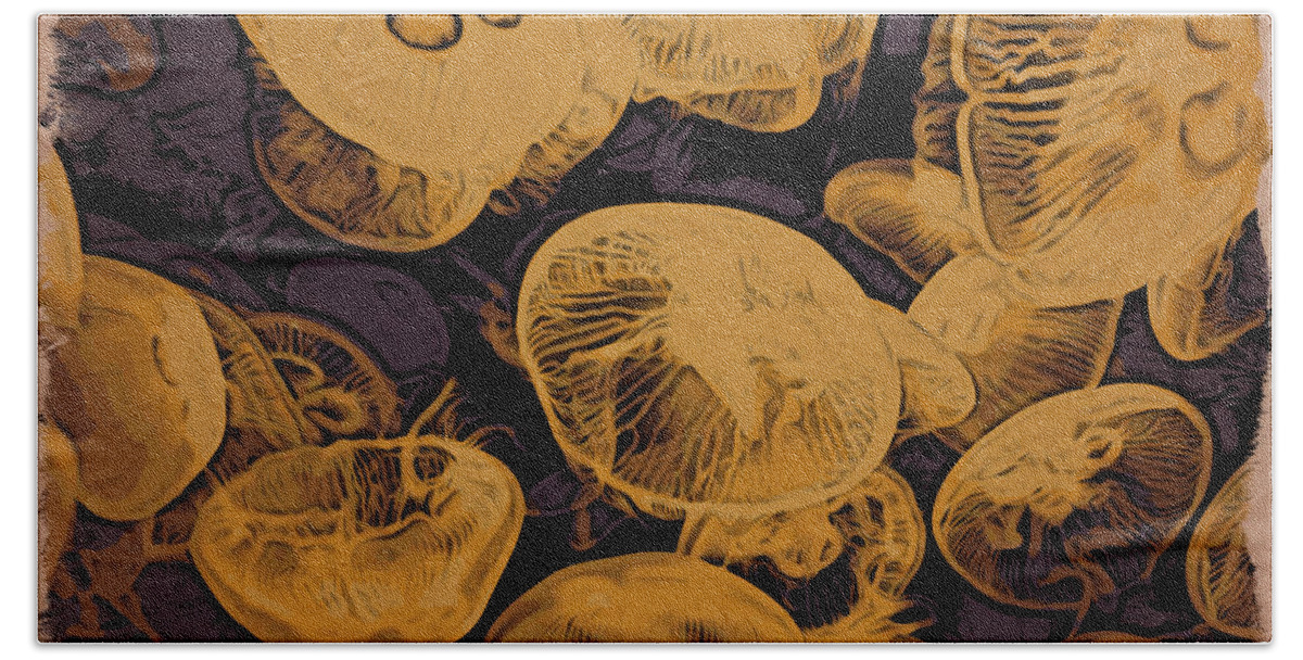 Jellyfish Bath Towel featuring the photograph Jellyfish Kingdom by Spencer Hughes