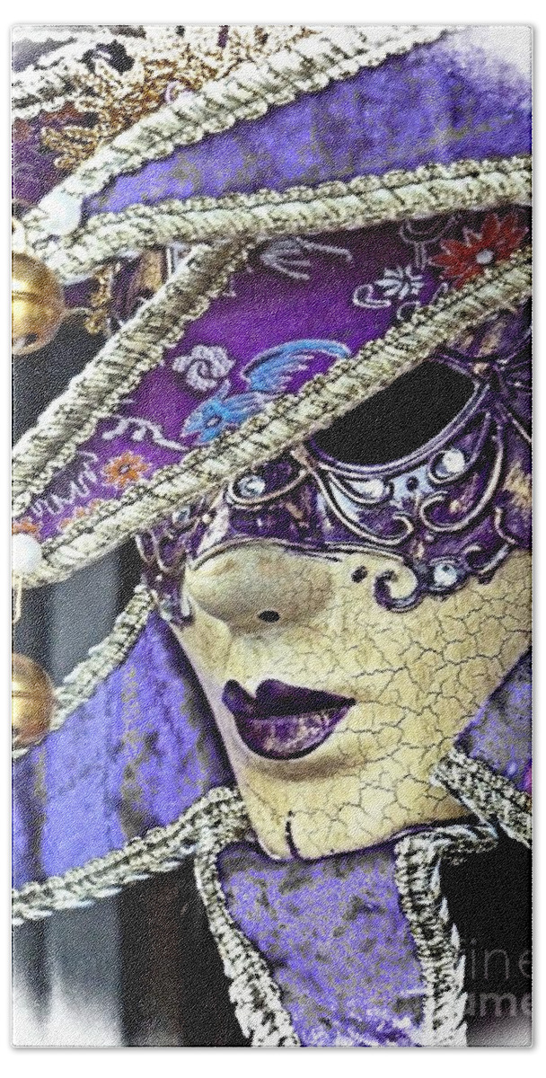 Bstract Hand Towel featuring the photograph Jester by Lauren Leigh Hunter Fine Art Photography