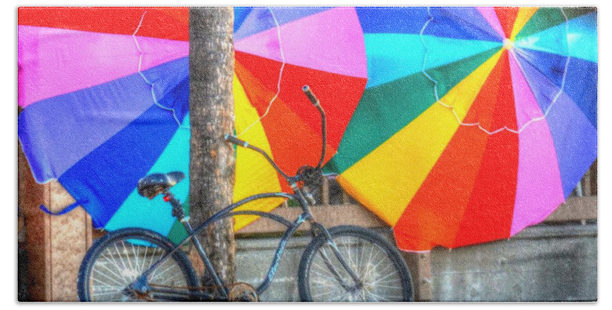 Bike Hand Towel featuring the photograph Kaleidoscope by Debbi Granruth