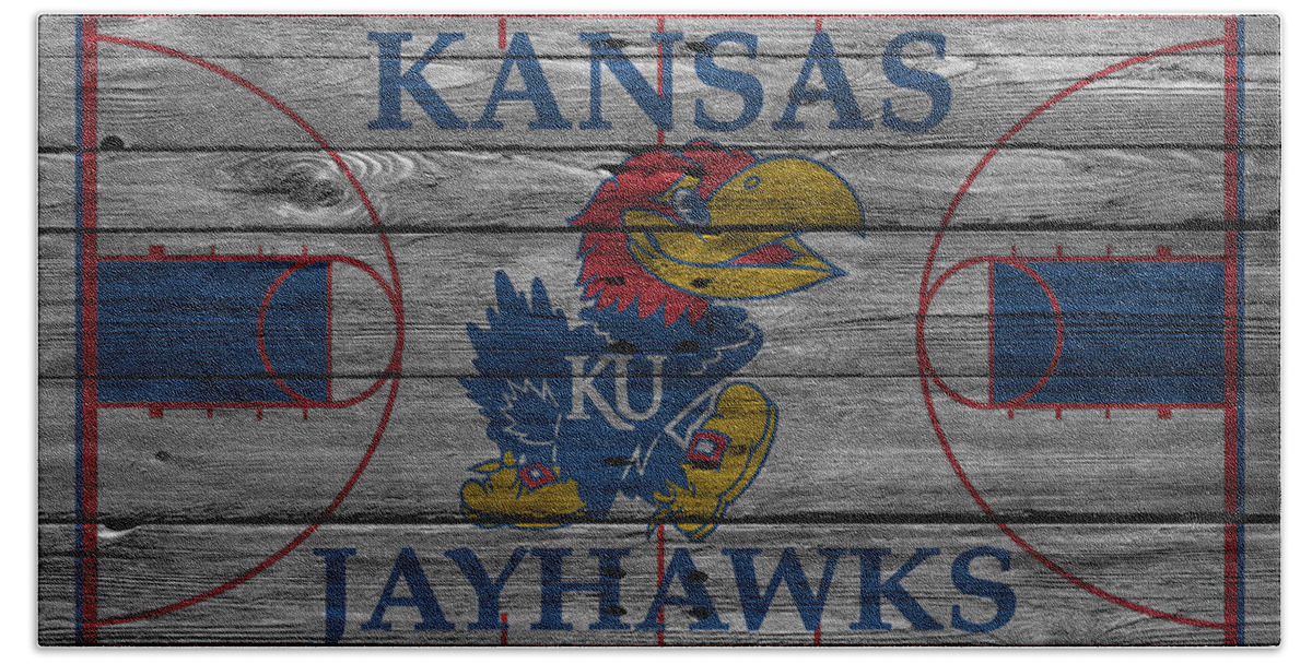 Jayhawks Hand Towel featuring the photograph Kansas Jayhawks by Joe Hamilton