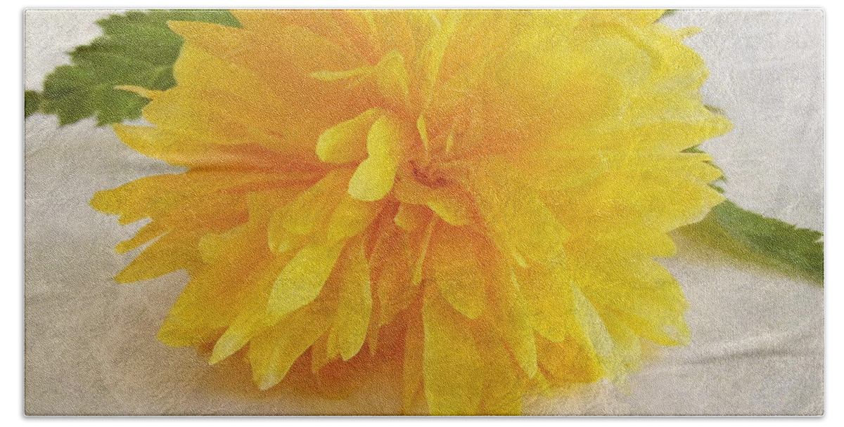 Flower Hand Towel featuring the photograph Kerria japonica by Vix Edwards