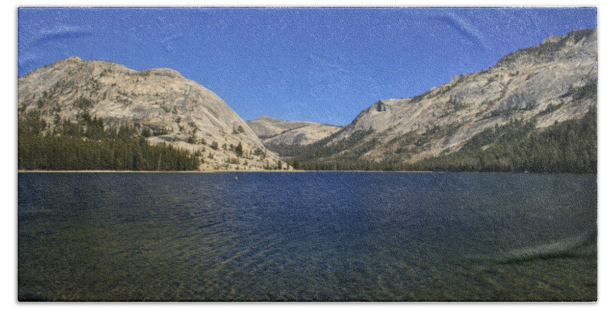 Lake Hand Towel featuring the photograph Lake Ellery Yosemite by David Millenheft