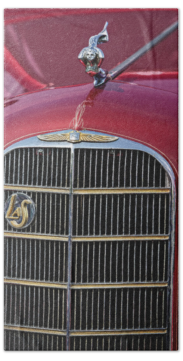 Cars Bath Towel featuring the photograph GM LaSalle 1936 Classic Coupe by Susan Candelario