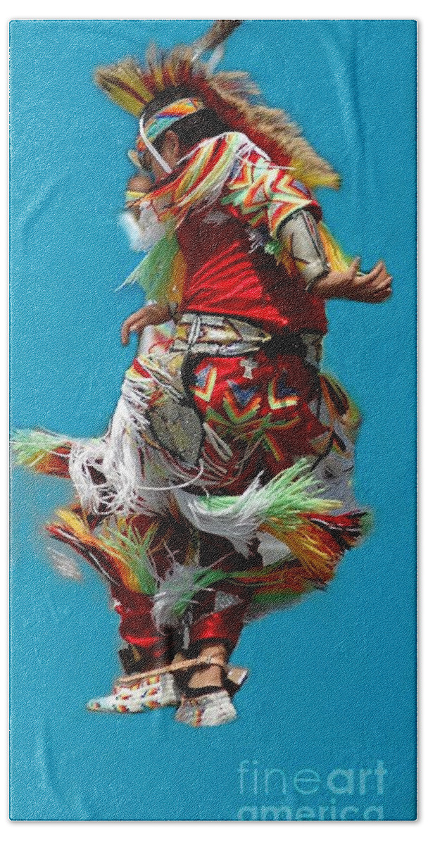 Native Bath Towel featuring the photograph Leaping InTo The Air by Kathleen Struckle