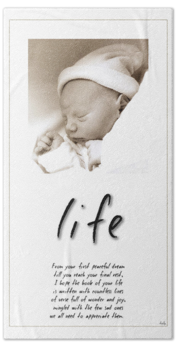Life Bath Towel featuring the photograph Life by Weston Westmoreland