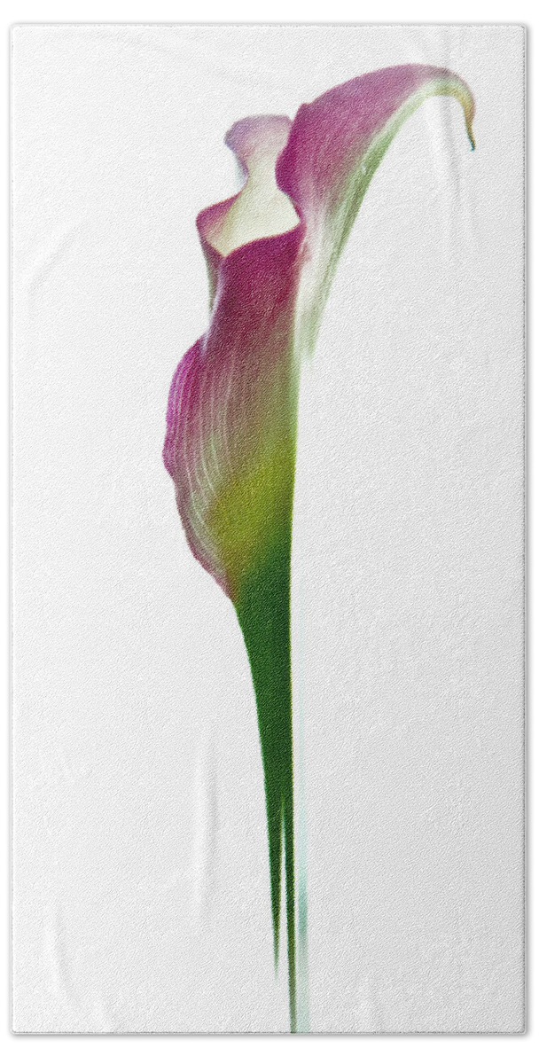 Abstract Hand Towel featuring the photograph Lily by Jonathan Nguyen